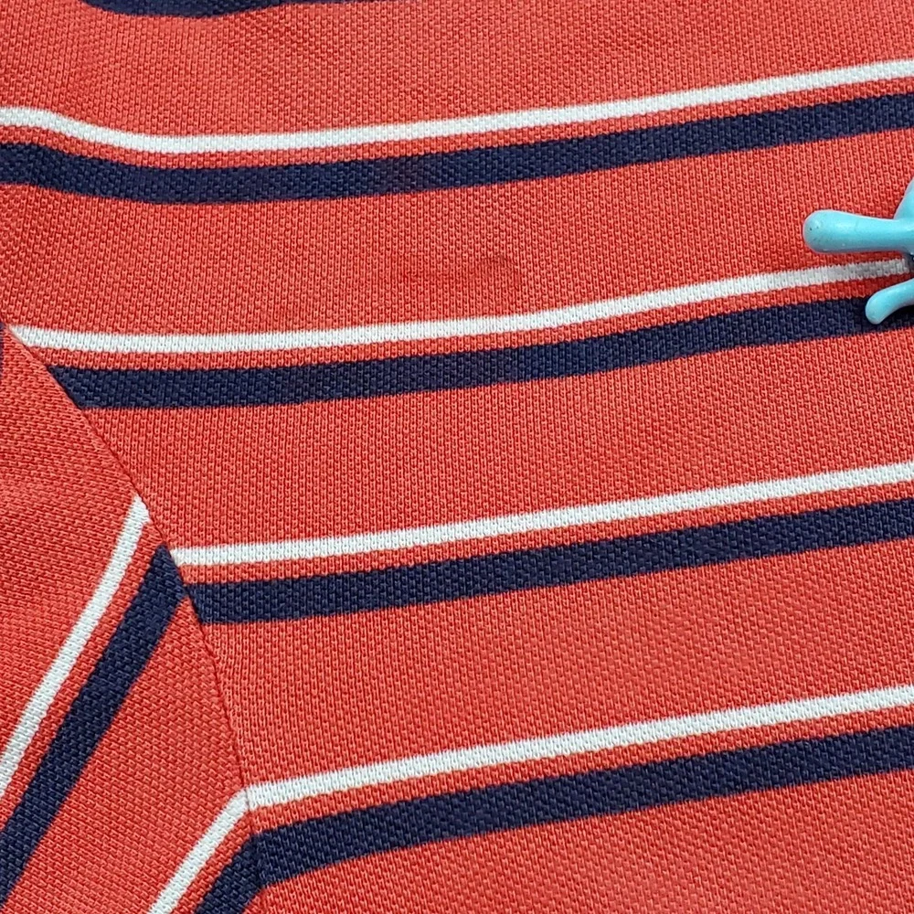 Polo By Ralph Lauren Men Polo XXL Red Embroidered Striped Pony Rugby READ